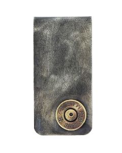 Nickel Money Clip with Brass Casing